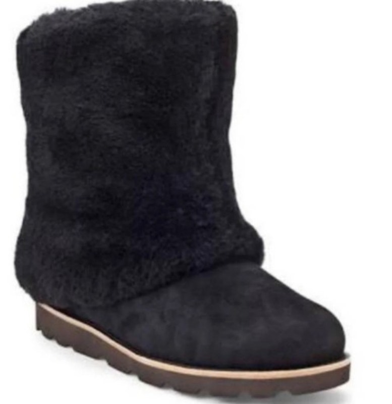 Ugg Australia Maylin Suede Boots In Black Womenâs Sz. 7